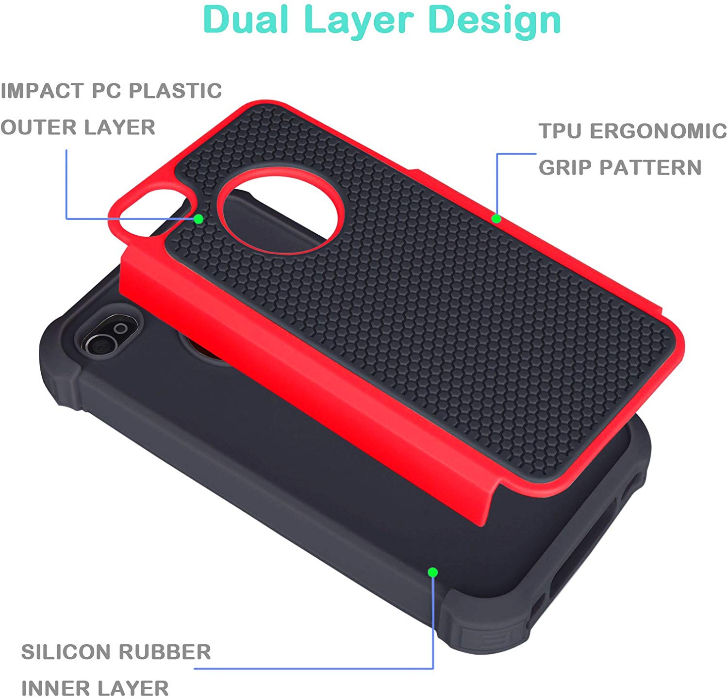 TOKERSE iPhone 11 Pro Max X 6 6S 7 8 Plus Phone Case
